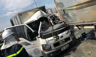 Hiện trường vụ tai nạn.