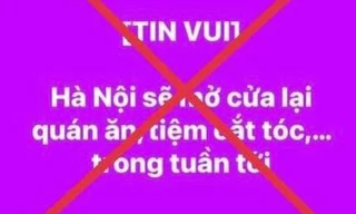 Bị phạt 7,5 triệu đồng vì phao tin ‘Hà Nội mở lại tiệm cắt tóc’