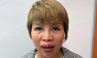 Đối tượng Nguyễn Thị Hà. Ảnh Công an cung cấp.