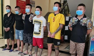 Các đối tượng tại cơ quan công an