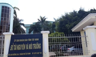 Đã có 7 cán bộ Trung tâm Quan trắc môi trường (Sở TN&MT tỉnh Tây Ninh) bị khởi tố. Ảnh: Tân Châu.