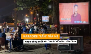 Người dân Hà Nội 'đinh tai nhức óc' với karaoke vỉa hè