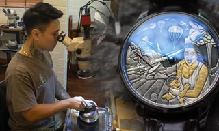 Chàng trai Hà Nội chạm khắc đồng hồ thu về hàng nghìn đô la mỗi chiếc