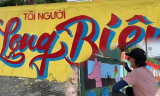 Đê Xuân Quan 'thay áo mới' mừng 20 thành lập quận Long Biên