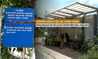 Người dân ái ngại khi loạt nhà chờ xe buýt ở Hà Nội nhếch nhác, xuống cấp