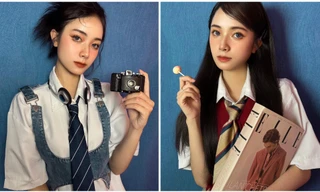 Vẻ đẹp ngọt ngào qua bộ ảnh 'Kỉ yếu kiểu Mỹ' của cô nàng có ước mơ đặt chân vào trường Nhân Văn