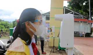 Học sinh Đắk Nông trong ngày khai giảng năm học mới