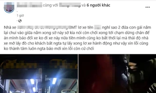 Nữ hành khách tố bị phụ xe sàm sỡ: Chủ xe sẽ trích xuất camera hành trình