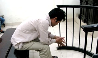 Bị cáo Trần Mạnh Hổ tại tòa