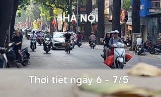 Hà Nội ngày nắng nóng, có mưa rào và dông vài nơi