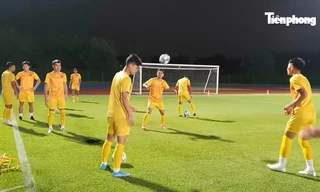 Olympic Việt Nam rèn quân, quyết giành điểm trước Iran