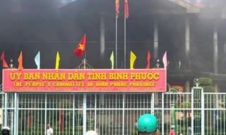 Công an thông tin vụ cháy trụ sở UBND tỉnh Bình Phước