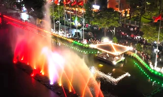 Bình Dương trình diễn nhạc nước nhiều ngày, quy mô lớn trên sông Sài Gòn mừng lễ 30/4