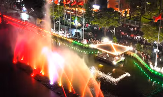 Bình Dương trình diễn nhạc nước nhiều ngày, quy mô lớn trên sông Sài Gòn mừng lễ 30/4