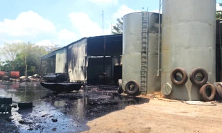 Hiện trường vụ nổ lò hơi khiến 2 người tử vong ở Bình Phước