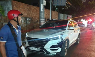 Dân truy đuổi 5km chặn ô tô bỏ chạy sau tai nạn làm 1 người nguy kịch 