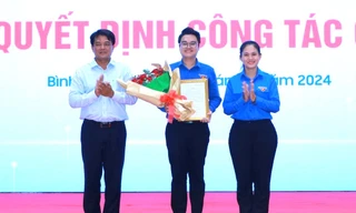 Anh Nguyễn Minh Sơn giữ chức Phó Bí thư Tỉnh Đoàn Bình Dương 