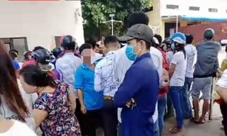 Công nhân ở Bình Dương đòi quyền lợi bảo hiểm