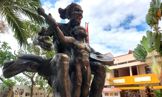 Ngôi trường cổ xưa gắn liền với lịch sử làng nghề sơn mài Bình Dương