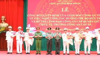 Nhiều lãnh đạo công an huyện ở Bình Phước xin về làm công an xã