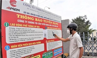 Bảng tuyển dụng với lương cao dựng lên khắp nơi vẫn vắng người tìm việc