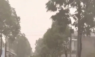 Mưa lớn kèm lốc xoáy, 3 người trong gia đình ở Bình Dương bị điện giật chết