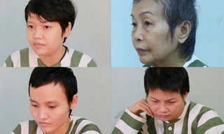 Các bị cáo Hà, Hoa, Thảo, Huyền