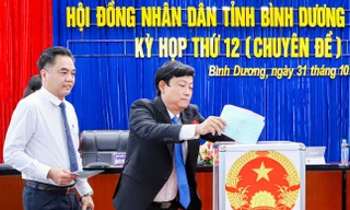 Kết quả lấy phiếu tín nhiệm các chức danh lãnh đạo tỉnh Bình Dương