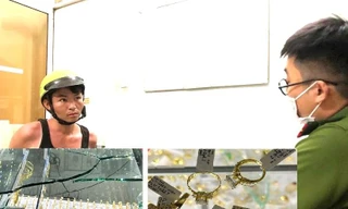 Thanh niên buôn bán trái cây đi cướp tiệm vàng ở Bình Dương