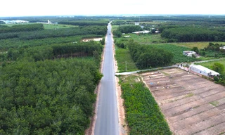 Ngắm tuyến đường như dải lụa xuyên rừng nối các tỉnh, thành miền Đông Nam bộ 