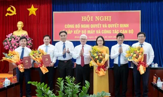 Bình Dương bổ nhiệm 6 giám đốc các sở mới thành lập