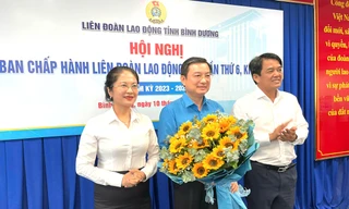 Ông Phạm Trọng Nhân giữ chức Chủ tịch LĐLĐ tỉnh Bình Dương