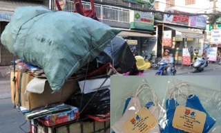 Đổi rác thải lấy khẩu trang 'xịn' phòng dịch Covid-19