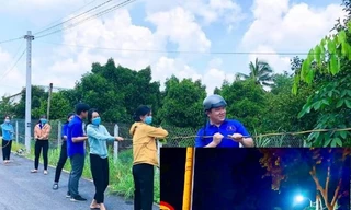 Tuổi trẻ Bình Dương giúp đường quê sáng rực