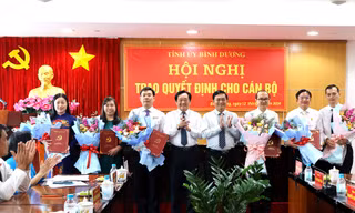 Bình Dương điều động, bổ nhiệm nhiều cán bộ chủ chốt