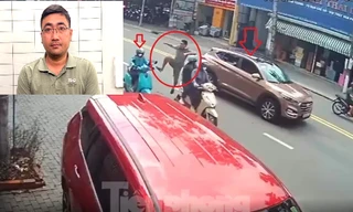 Bắt khẩn cấp người đàn ông đạp ngã nữ xe ôm công nghệ ở Bình Dương