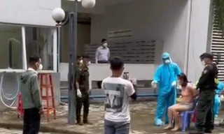 Bình Dương thông tin người phụ nữ bị cưỡng chế đi test nhanh COVID-19