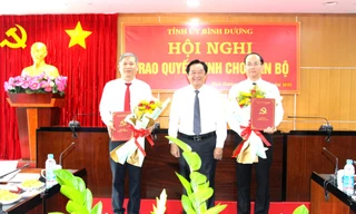 Bình Dương trao quyết định bổ nhiệm cán bộ chủ chốt