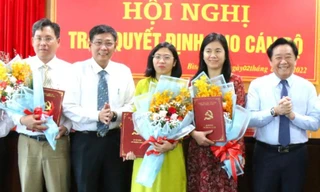 Bình Dương điều động, bổ nhiệm nhiều cán bộ chủ chốt 