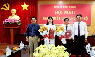 Bình Dương công bố quyết định về công tác cán bộ