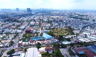 Nhìn từ trên cao thành phố cửa ngõ Bình Dương, nơi hội tụ các dự án kết nối TPHCM