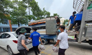 Xuất kho hơn 8 nghìn tấn gạo ưu tiên dân ở hai điểm nóng bị 'khóa chặt' ở Bình Dương 