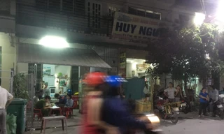 Công an đang làm việc tại hiện trường