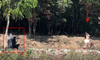 Cô gái khỏa thân chụp ảnh trên đường ở Bình Dương là 'người mẫu được thuê'