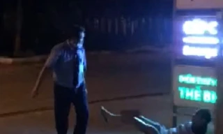 Bảo vệ bệnh viện ở Bình Dương đấm ngã người nhà bệnh nhân