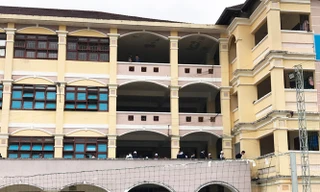 HS Đống Đa vừa được chuyển sang cơ sở mới khá khang trang.