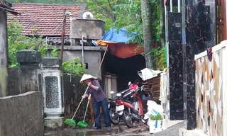 Ngôi nhà nạn nhân nơi xảy ra sự việc.