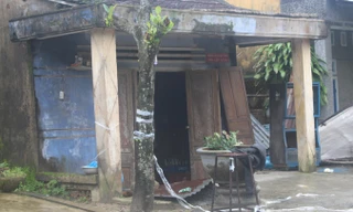  Ngôi nhà nơi phát hiện bà Ph. chết trong thế treo cổ.