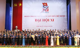 Ban chấp hành T.Ư Đoàn khóa XI ra mắt. Ảnh Như Ý