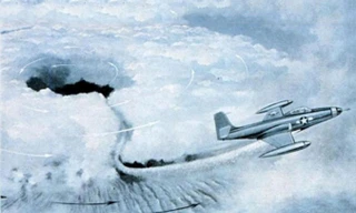 Minh họa cách diệt bão theo dự án Stormfury.